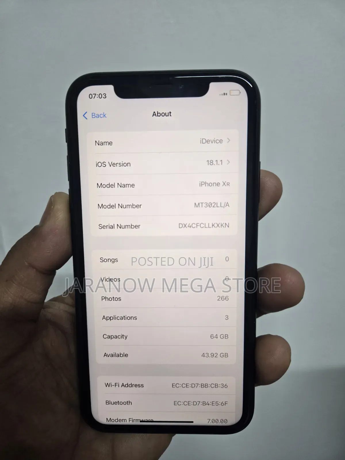 Apple iPhone XR 64 GB Black