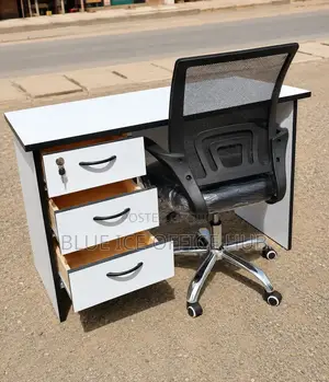 Office Desk Ergonomic Mesh Chair Set-Complete Aet