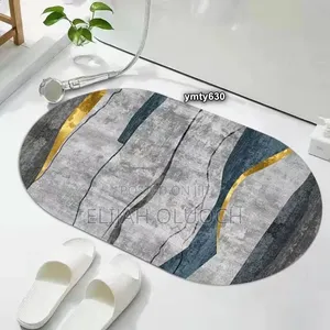 Big Size Oval *48*78cm* Bathroom/ Door Mats With Rubber Underside