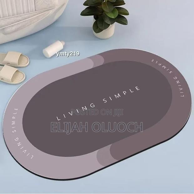 Big Size Oval *48*78cm* Bathroom/ Door Mats With Rubber Underside - thumbnail 6