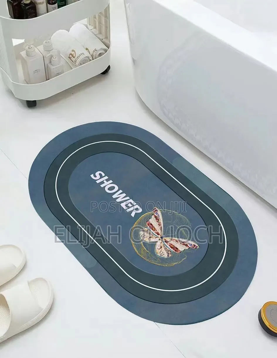 Big Size Oval *48*78cm* Bathroom/ Door Mats With Rubber Underside