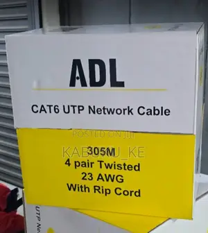 Adl Cat 6 Professional Utp Cable.305m Network Cable