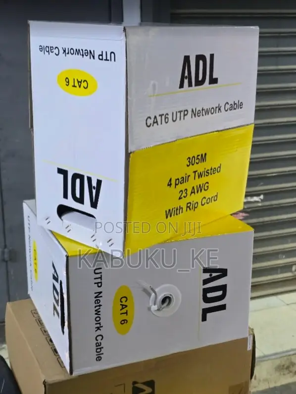 Ethernet Adl Cat 6 Professional Utp 305m Network Cable