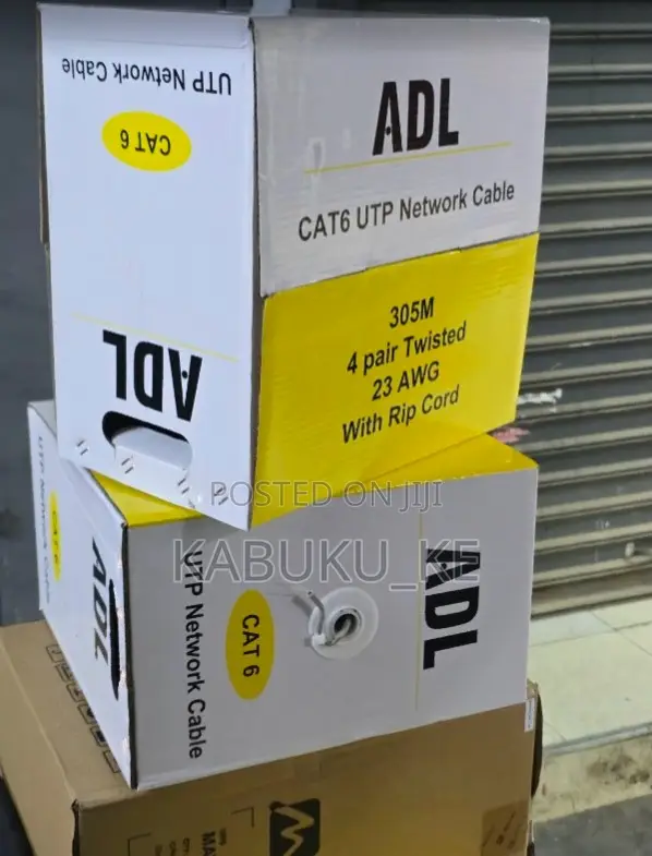 AD-Link (ADL) 305M CAT6 Network Cable Roll – 1000ft High-Speed Cable