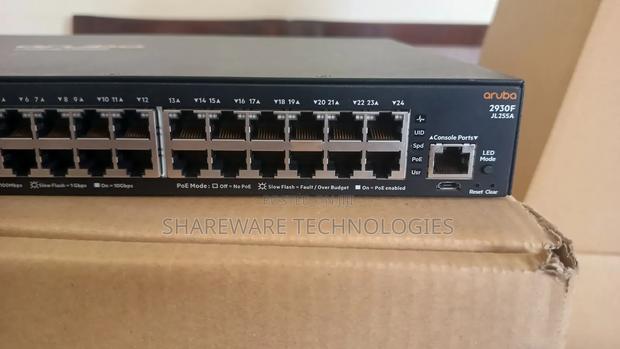 Hpe Aruba Networking 2930f 24g Poe+ Sfp+ Switch (Jl255a) - thumbnail 2
