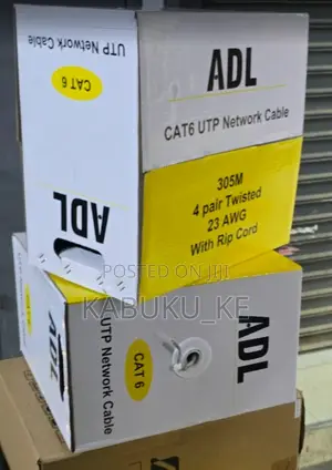 Brabd New Adl Cat 6 Professional Utp Cable.305m Network Cable