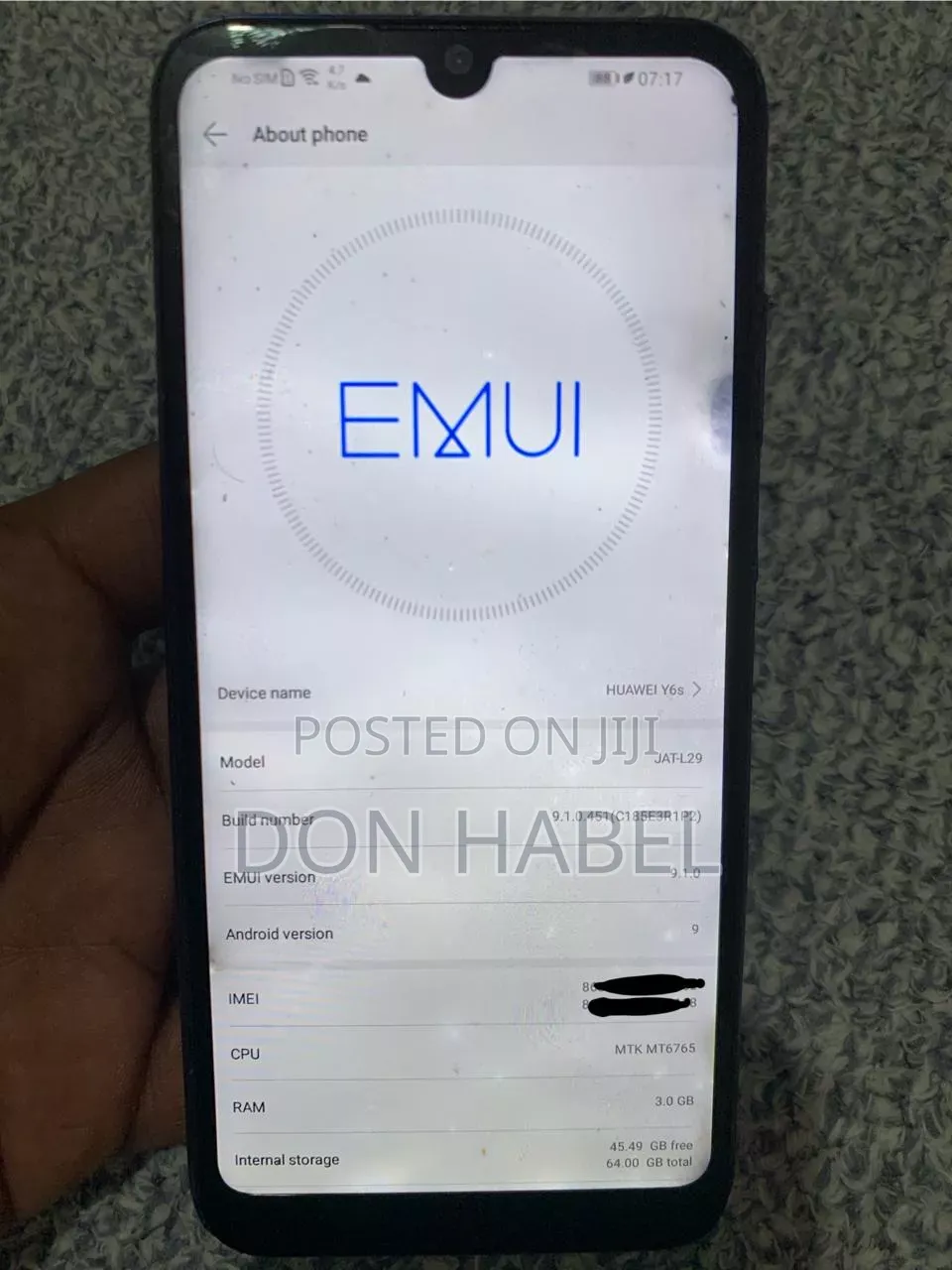 Huawei Y6s 64 GB Blue