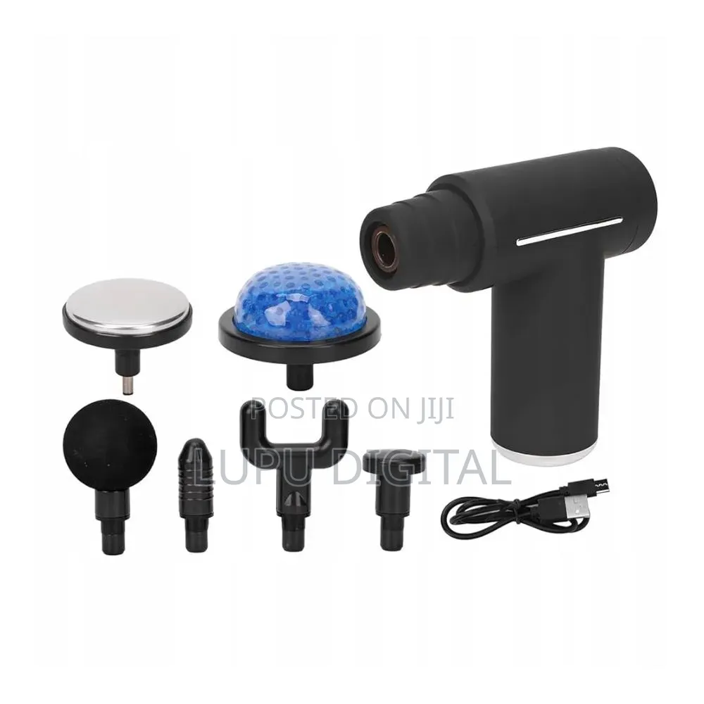 Hot Cold Compress Matt Finish Body 6 Speed 6head Options Massagegun