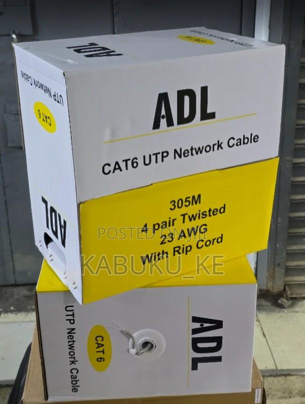High Quality ADL Cat 6 Indoor Ethernet Network Cable 305mtrs