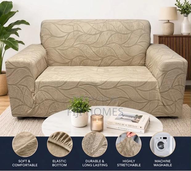 Damask Material, Stretchable Sofa Cover