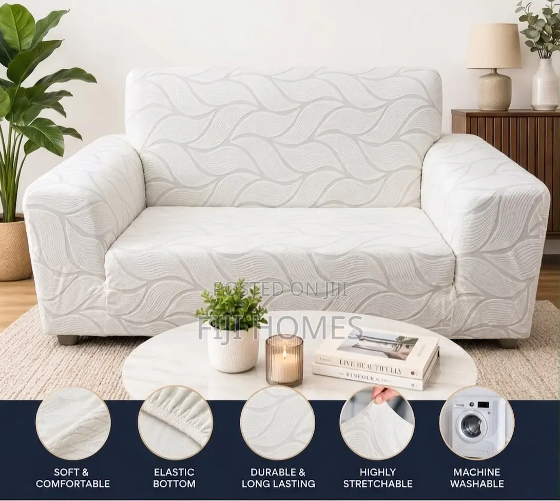 Damask Material, Stretchable Sofa Cover