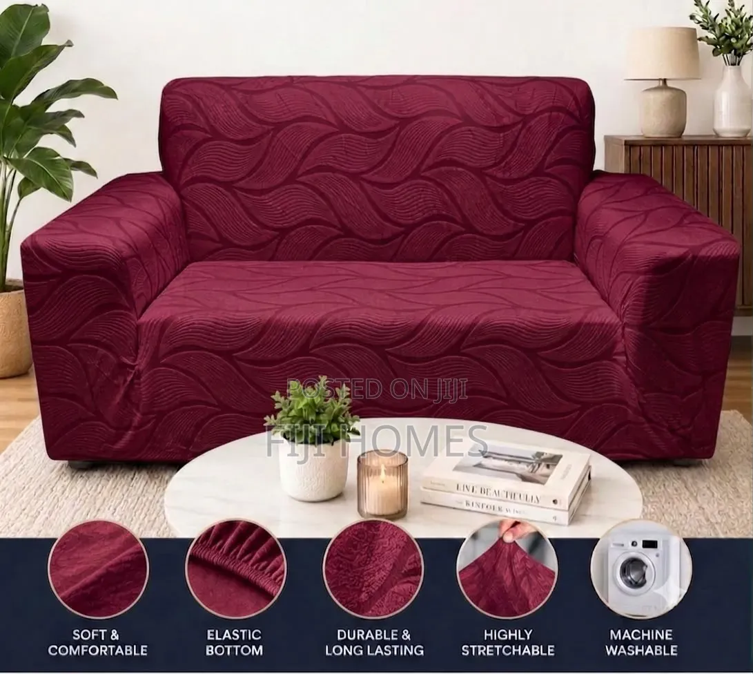 Damask Material, Stretchable Sofa Cover