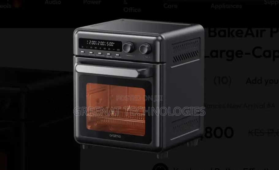 Oraimo BakeAir Pro 8-in-1 20L Air Oven Air Fryer, Bake, Roast 1850W