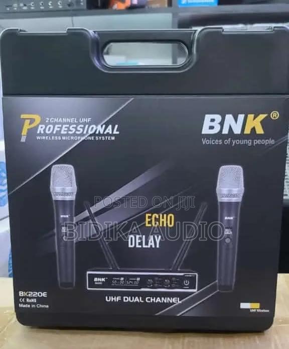 BNK BK220E 2-Channel UHF Professional Wireless Microphone