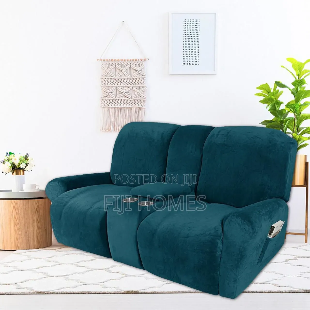 High Density Velvet Material Recliner Sofa Covers