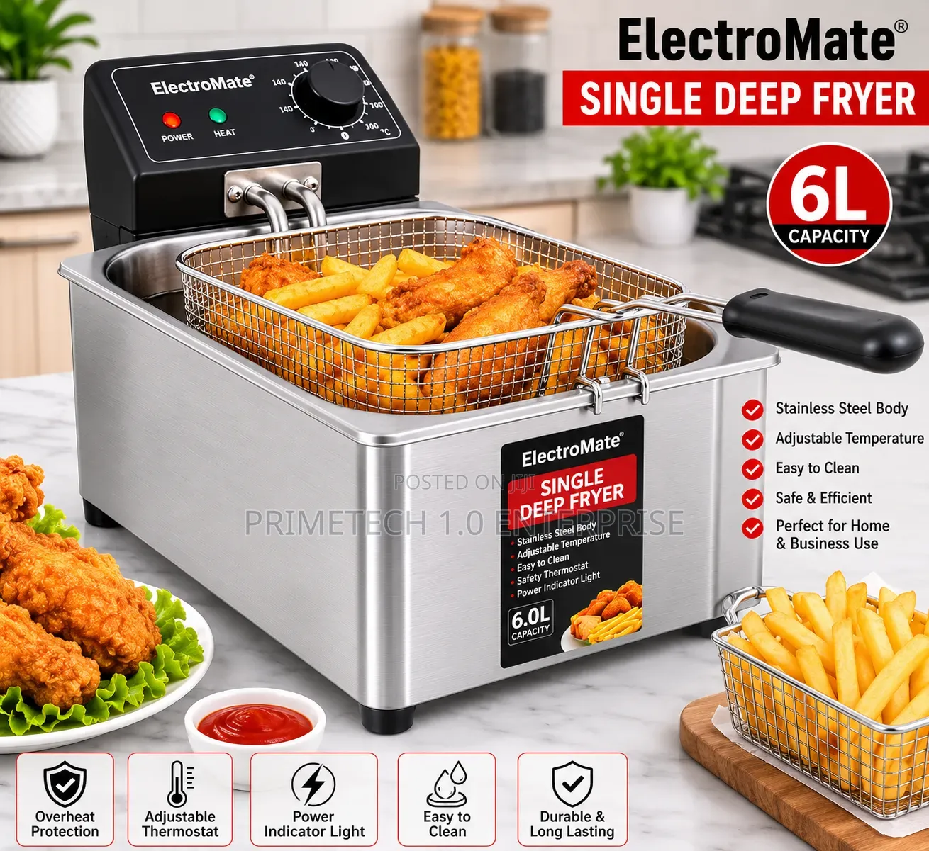 2500watts Single Deep Fryer