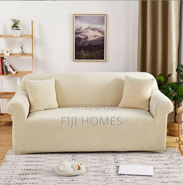 Stretchable Sofa Cover, Damask Material - thumbnail 5