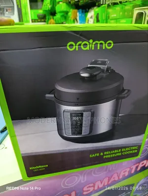 Oraimo TenderPot 6L 1000W Electric Pressure Cooker