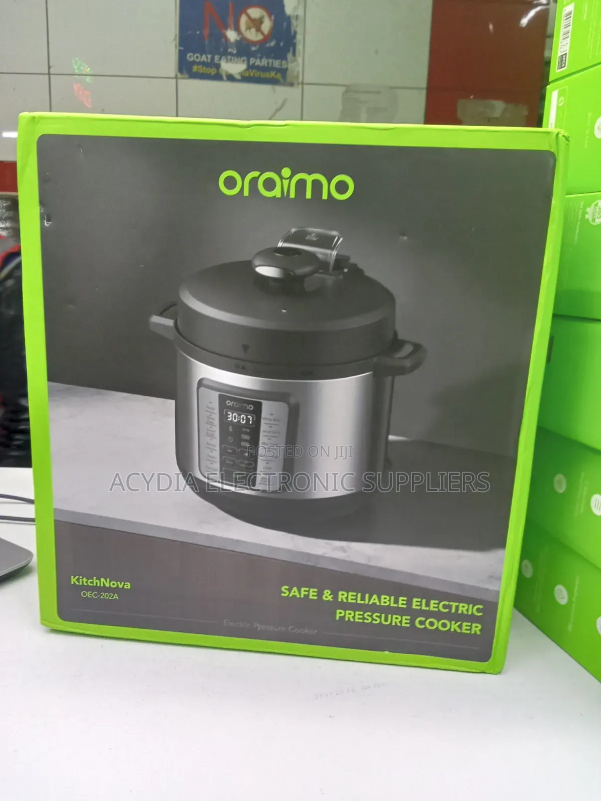 Oraimo KitchNova 1200W Safe Reliable Multi-Function Pressure Cooker