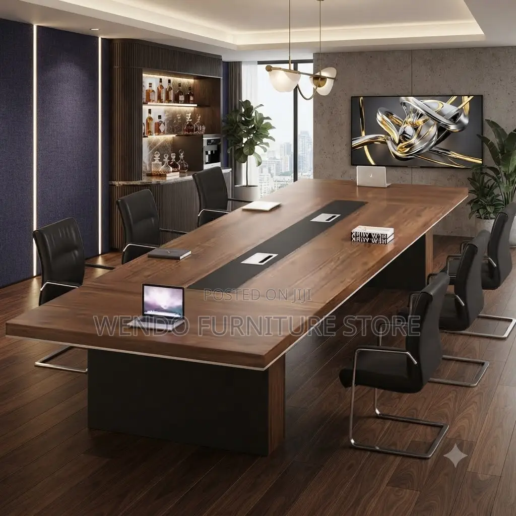 Boardroom Table; 3 Meters Executive Staff Members Boardroom Table