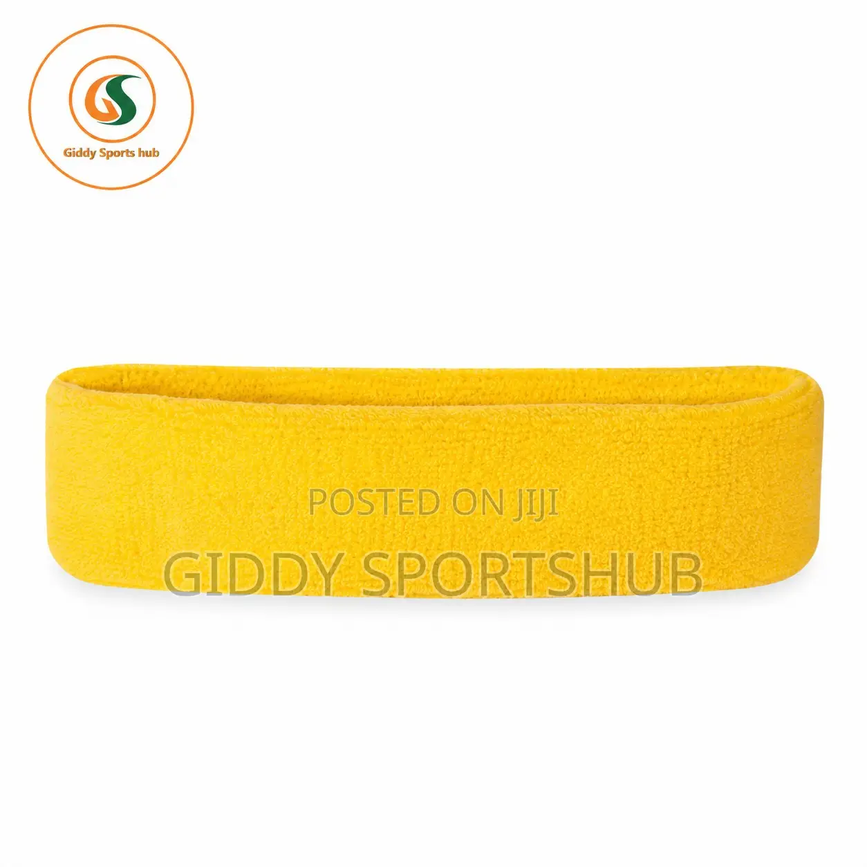 Premium Sports Sweat Headband – Yellow