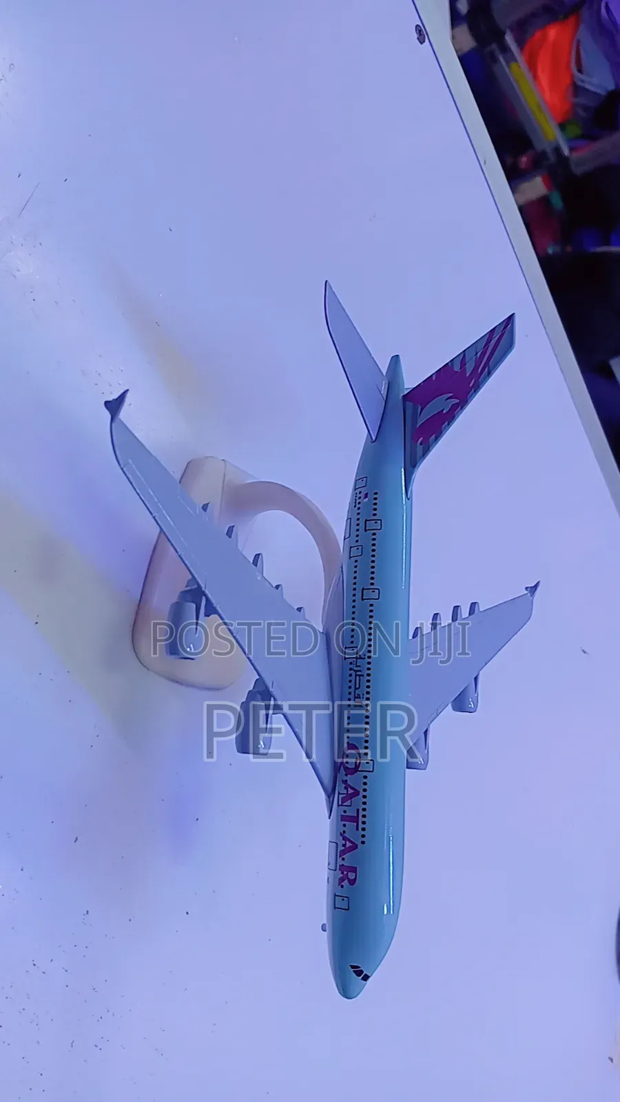 Qatar Airways Airbus A380 Diecast Model Airplane – New