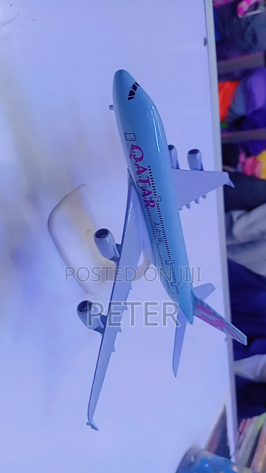 Qatar Airways Airbus A380 Diecast Model Airplane – New