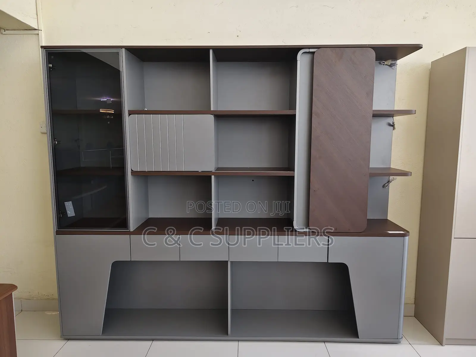 Office Modern Shelving Wall Unit