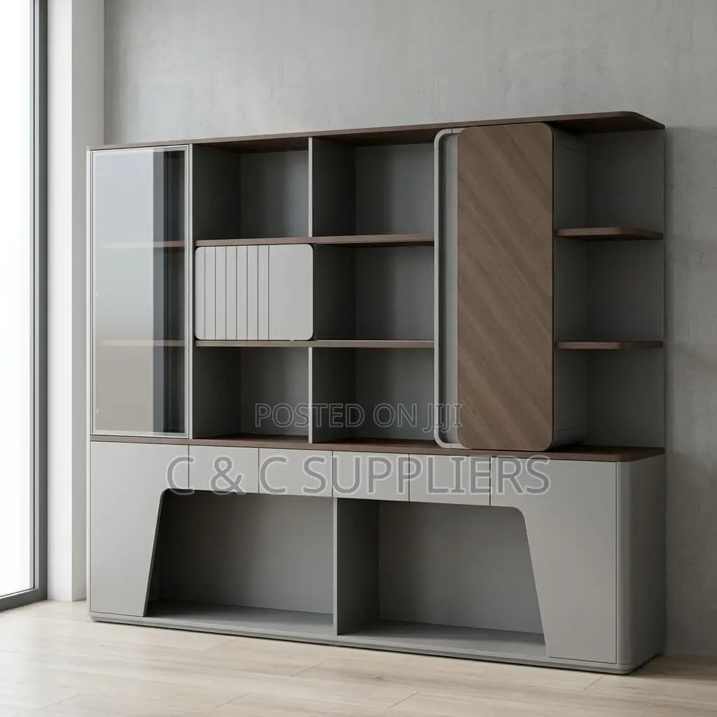 Office Modern Shelving Wall Unit