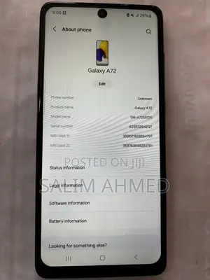 Samsung Galaxy A72 256 GB White