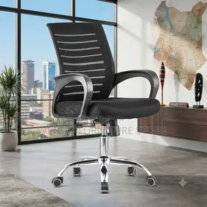 Office Chair; Mesh Office Chair With Strong Clerical Shaped