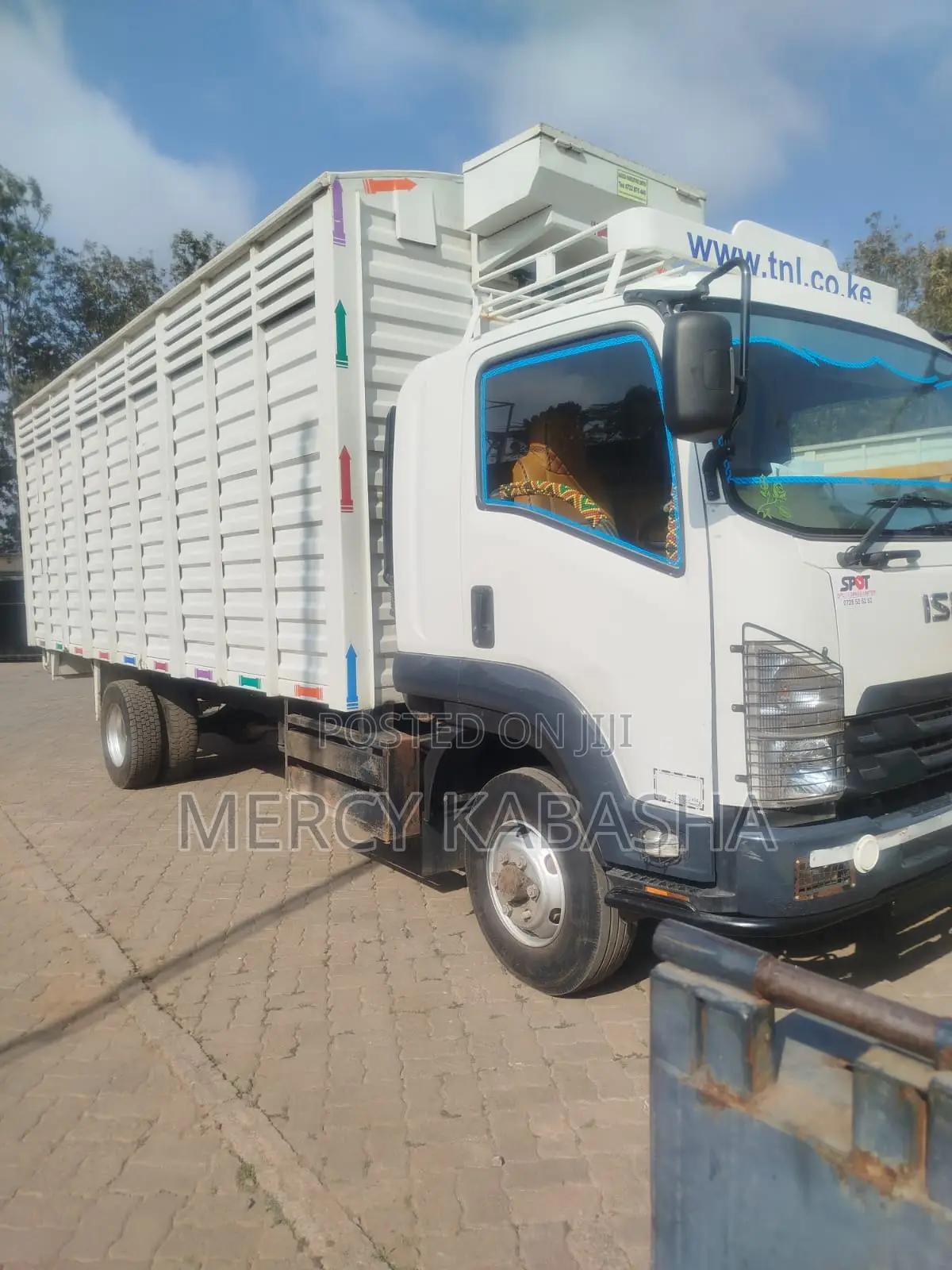 Isuzu FRR White Blue Power