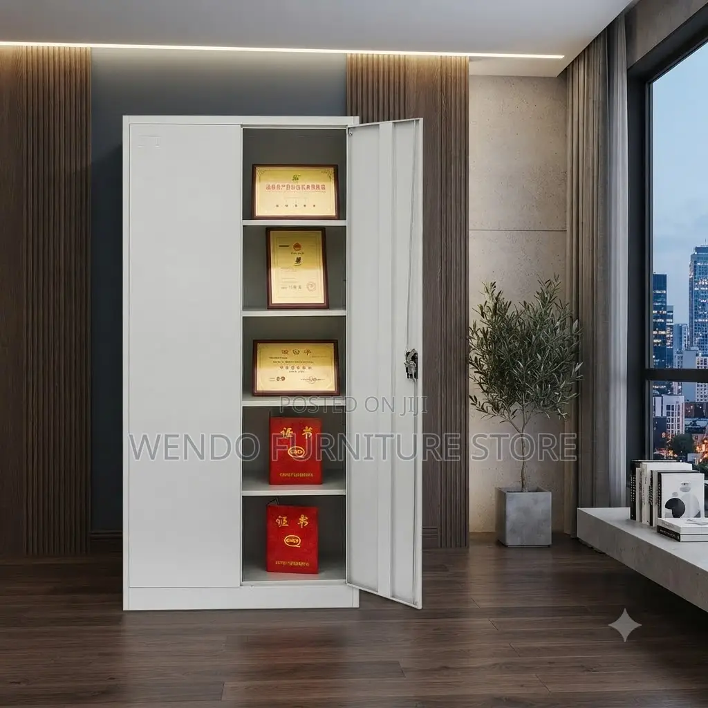 Office Cabinet; Executive Steel Files Storage Cabinet With Shelves