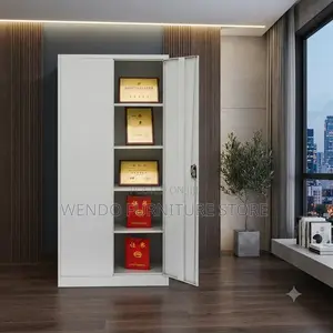 Office Cabinet; Executive Steel Files Storage Cabinet With Shelves
