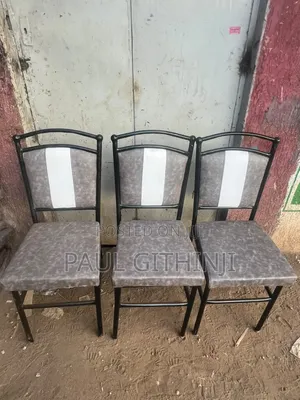 Grey White Restraunt Chairs