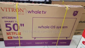 Vitron 50 Inch Smart TV - Whale OS, Netflix, YouTube Built-In