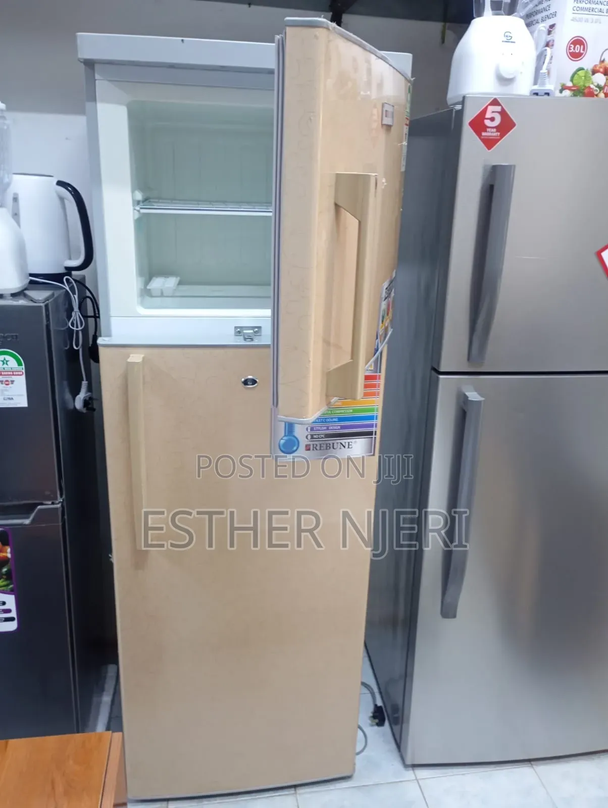 Rebune Brown Double Doors Fridge