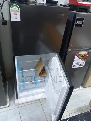 Elephant Gray Roch Double Doors Fridge