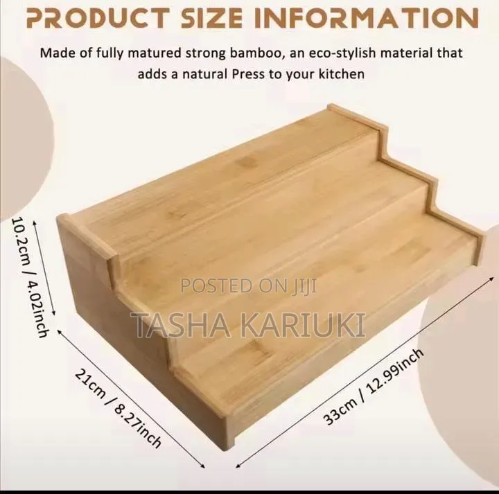 *3 tierNon Expandable Spice //Storage Rack