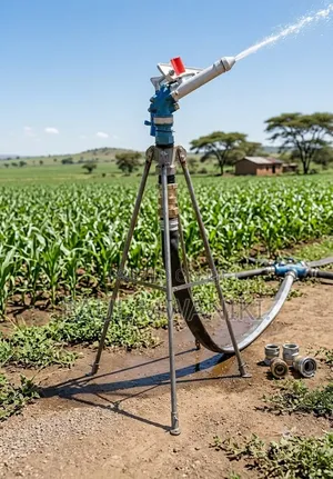 High-Pressure Rain Gun Sprinkler Tripod Stand – Complete Irrigation