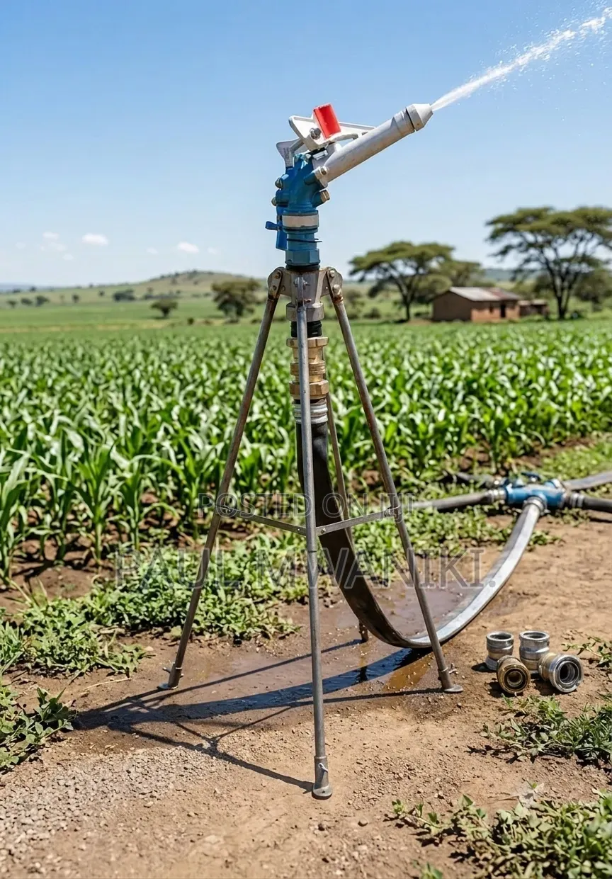 High-Pressure Rain Gun Sprinkler Tripod Stand – Complete Irrigation