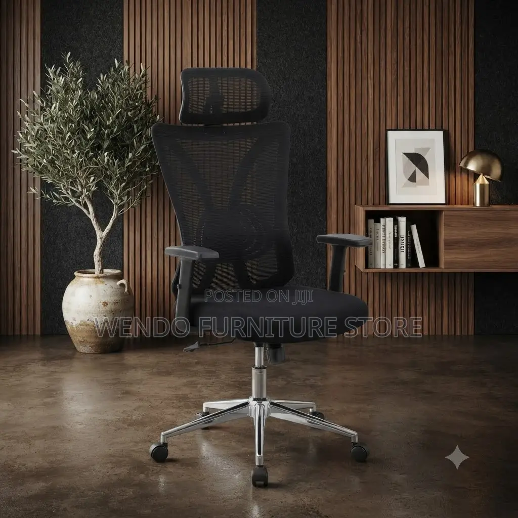 Office Chairs; High Backrest Ergonomic Office Fabric Seat