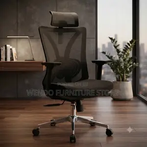 Office Chairs; High Backrest Ergonomic Office Fabric Seat