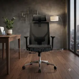 Office Chairs; High Backrest Ergonomic Office Fabric Seat