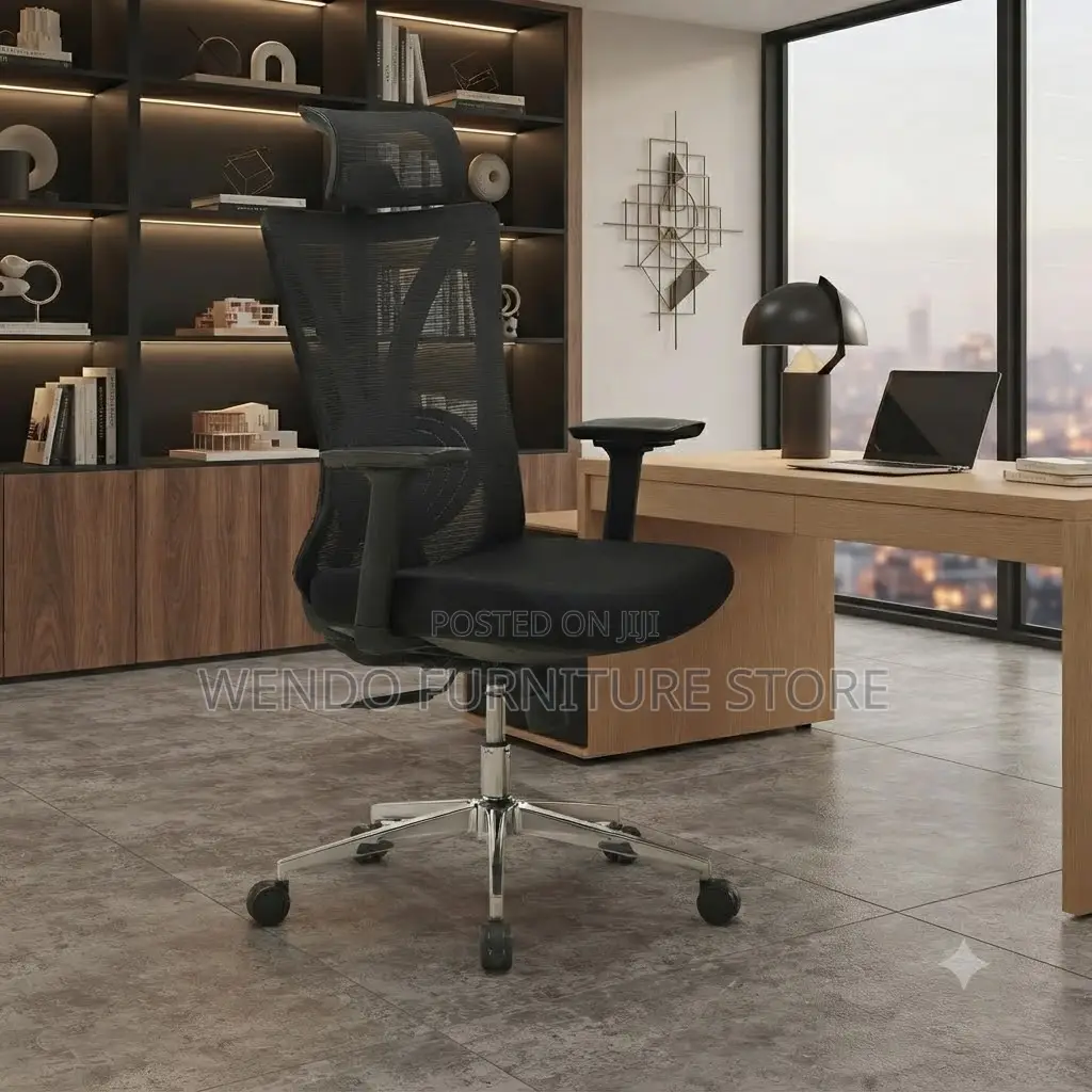 Office Chairs; High Backrest Ergonomic Office Fabric Seat