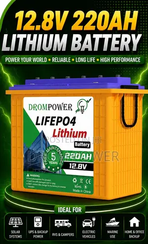 Lithium Battery 12.8v 220ah