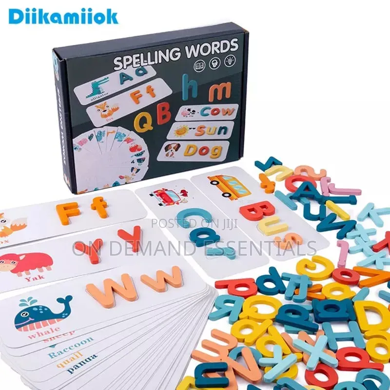 New Kids Wooden Spelling Word Puzzle