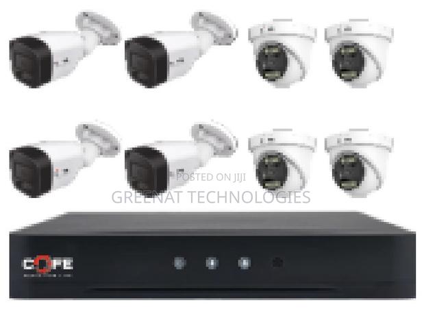 COFE 8-Channel AI DVR Kit With 5MP Camera