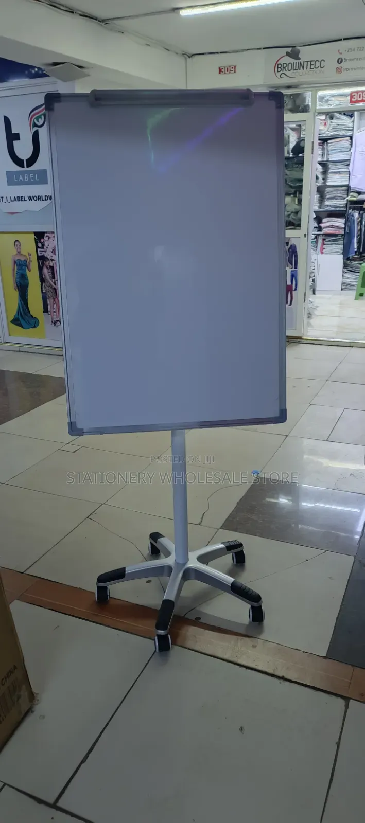 Flipchart Stand With Rollers- Flip Chart Board 100cm X 70cm