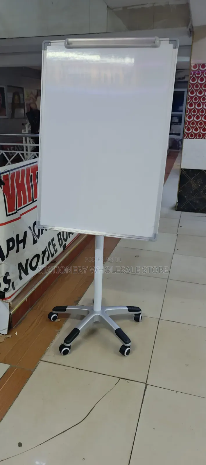 Flipchart Stand With Rollers- Flip Chart Board 100cm X 70cm
